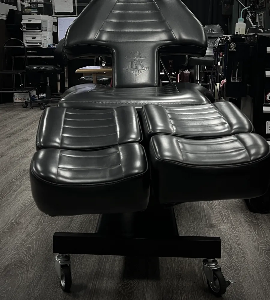 The tattoo bench at The Standard